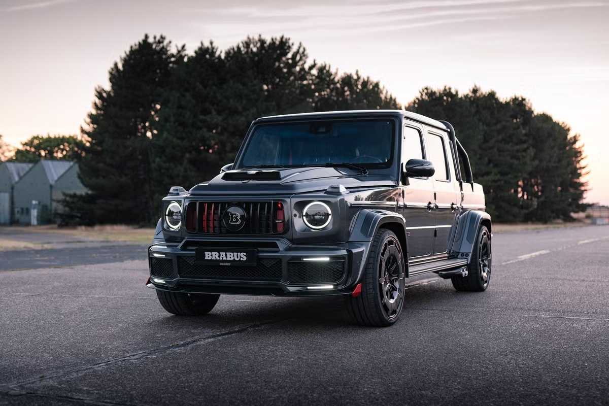 Brabus P 900 Rocket: G63 pick-up s 900 hp, 922 lb-ft a 24" koly